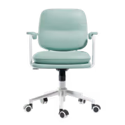 HBADA R1 Leather Office Chair Light Green | Lumbar Support - image 3