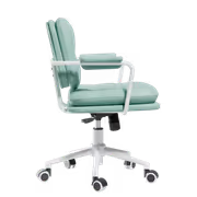 HBADA R1 Leather Office Chair Light Green | Lumbar Support - image 6