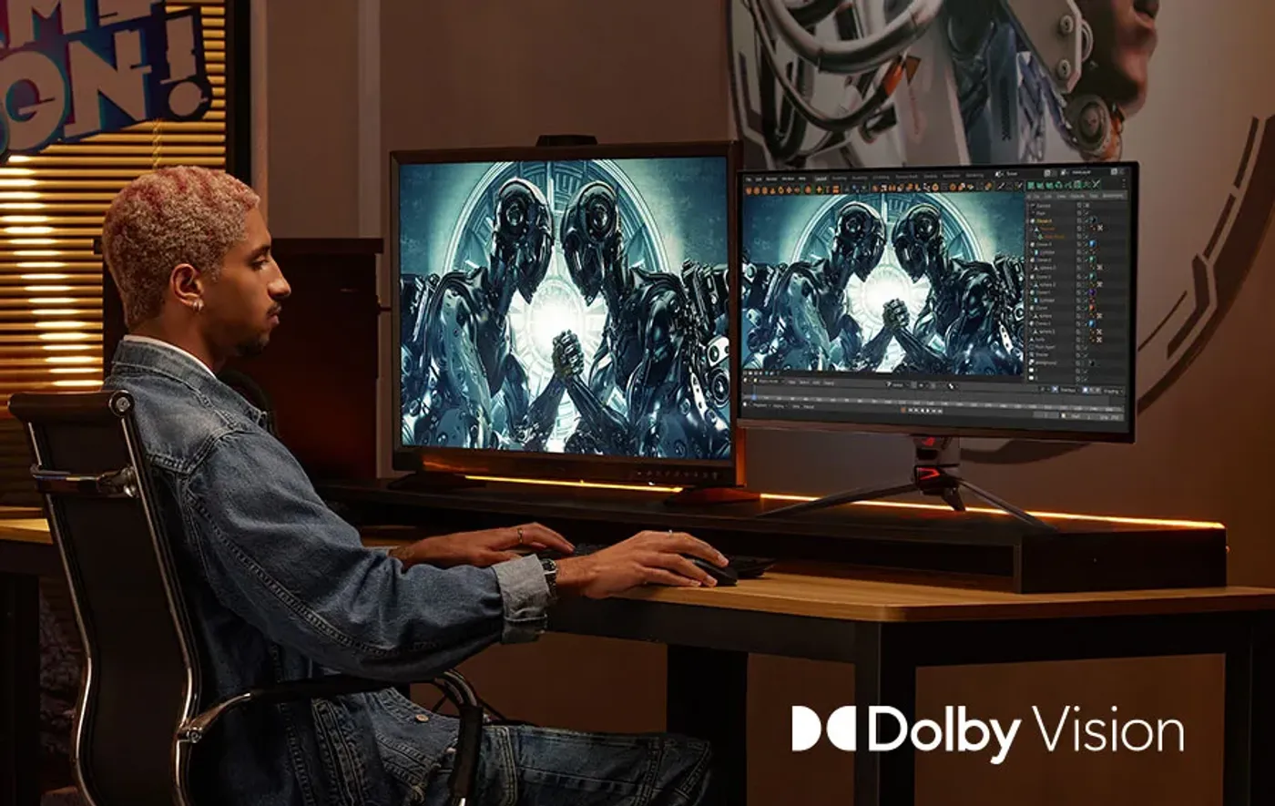 ASUS ROG Swift PG27UCDM 27 4K QD-OLED 240Hz Gaming Monitor | Evetech