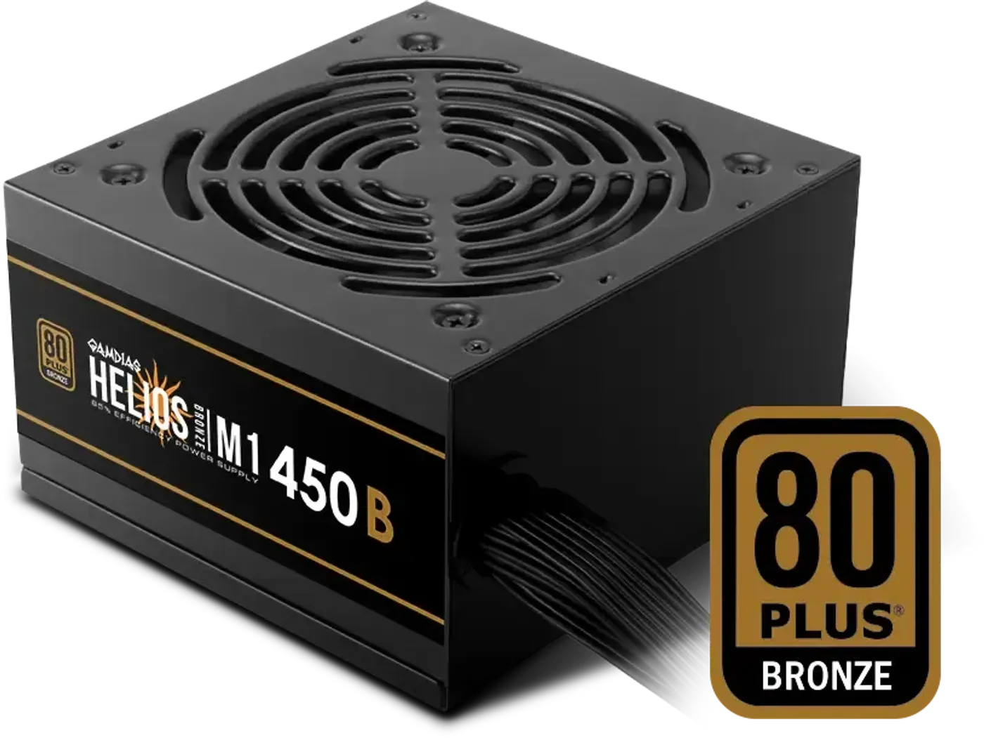 GAMDIAS HELIOS M1-450B 450W 80+ Bronze Power Supply | Evetech