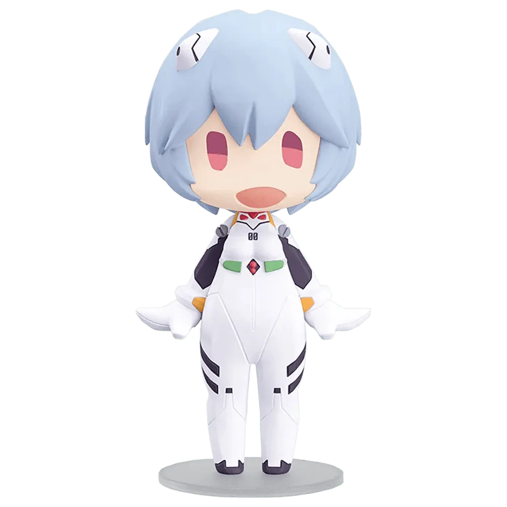 Good Smile Rei Ayanami Chibi Figure – Adjustable Neck, Licensed