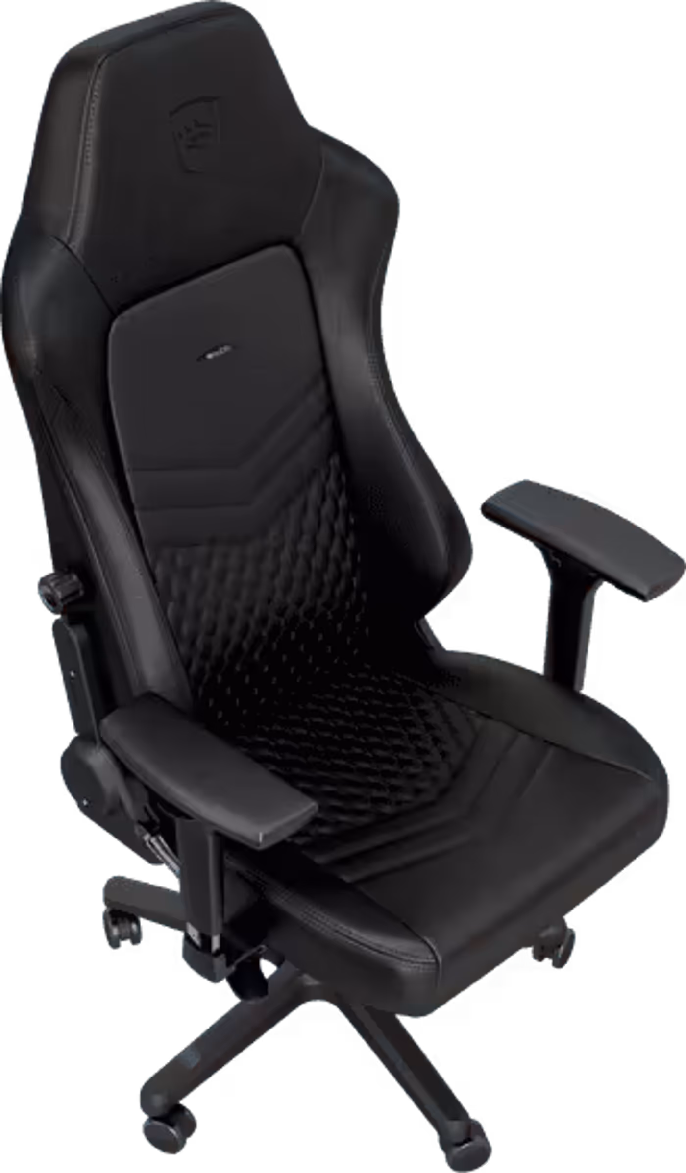 Ergonomic design of the HERO gaming chair supporting the natural curvature of the spine