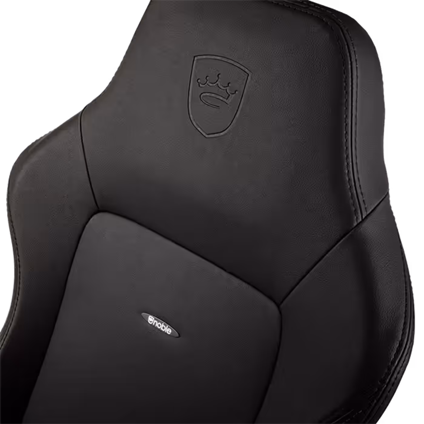 High-density cold-foam upholstery of the Noblechairs HERO Black Edition
