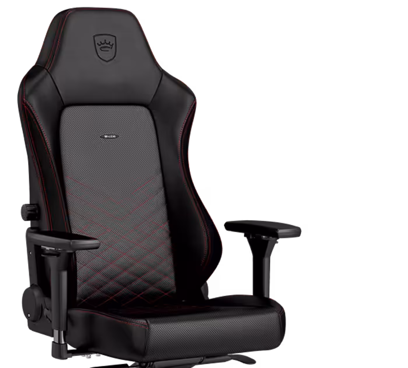 Ergonomically designed HERO gaming chair backrest supporting natural spine curvature