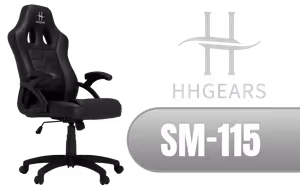 HHGears SM 115 Gaming Chair Black HHGears SM 115 Gaming Chair Black - Image 1