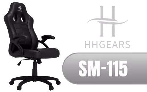HHGears SM 115 Gaming Chair Black - Image 1