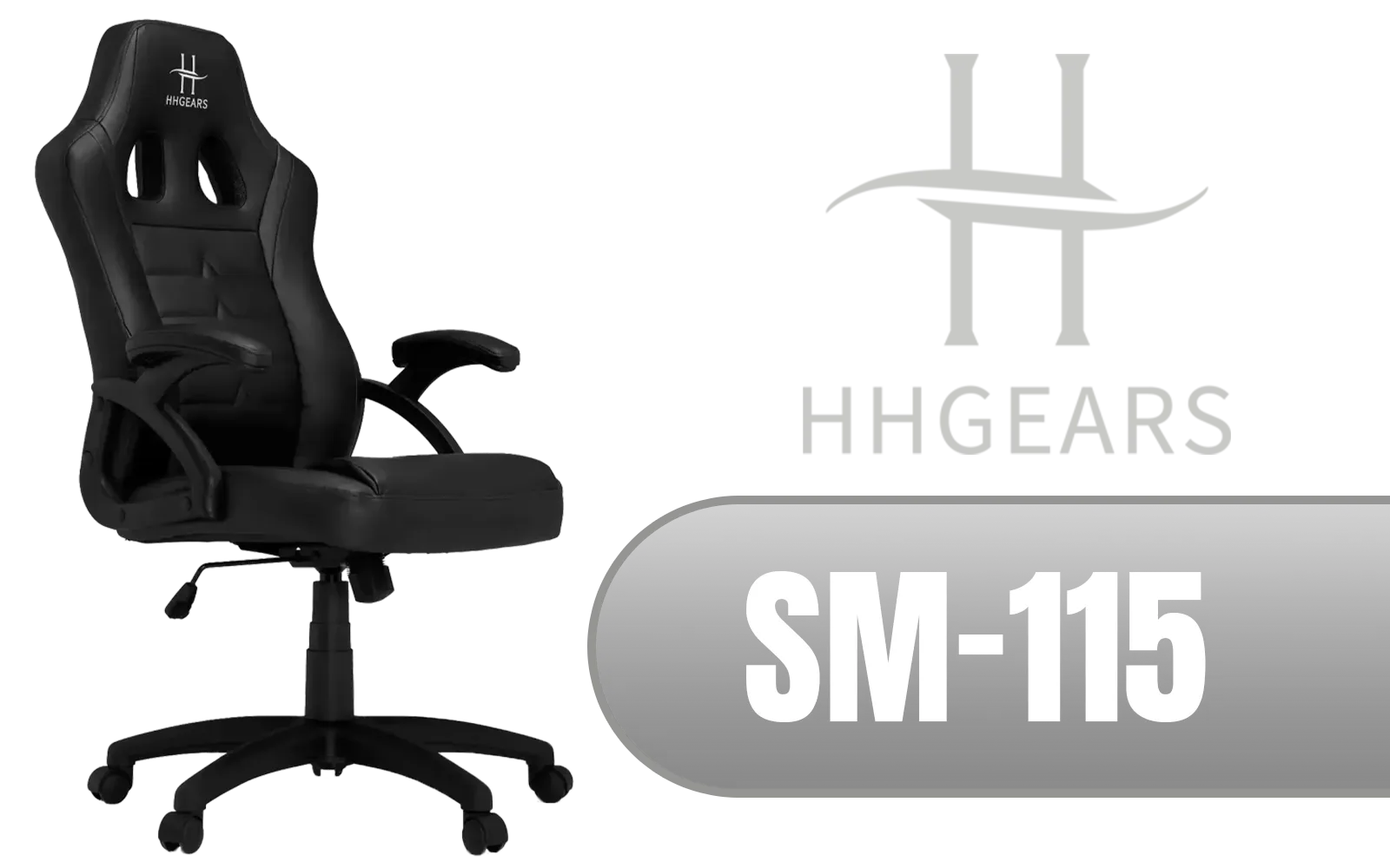 HHGears SM 115 Gaming Chair Black - Image 1