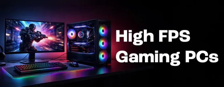High FPS gaming PCs — ultra-fast competitive gaming desktops for esports, 144Hz+ performance 🎮⚡