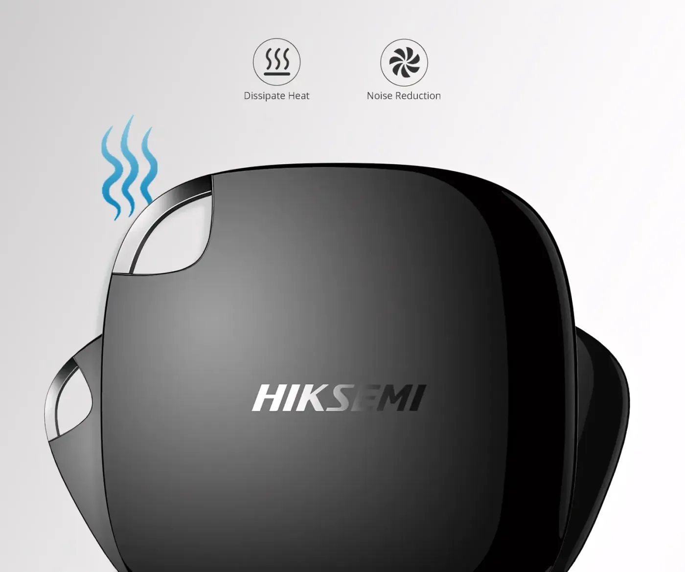 Portable SSD demonstrating noiseless operation and efficient heat management