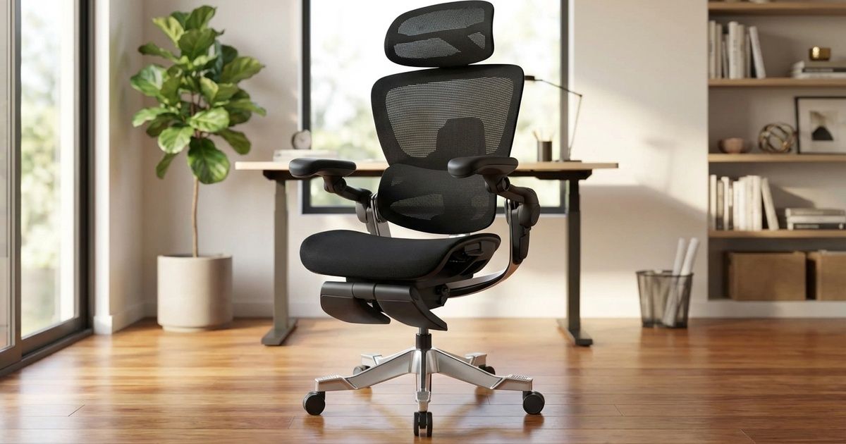 H2 Pro Computer Chair Hinomi H2 Pro Black Ergonomic Office Chair — Lumbar, Footrest | Evetech