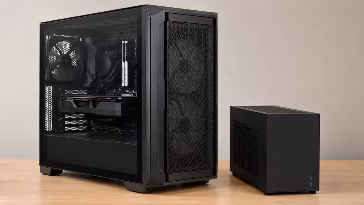 ITX vs ATX size comparison