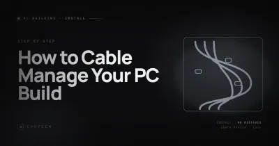 How to Cable Manage Your PC Build — Behind-the-Tray Routing Guide (South Africa, 2026)