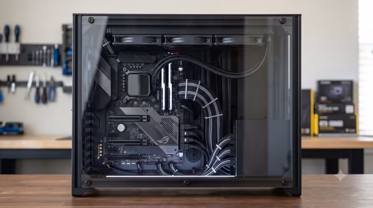 Finished front-side build