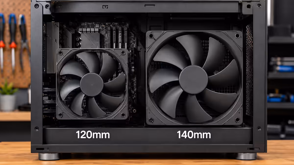 120mm vs 140mm side-by-side at identical scale