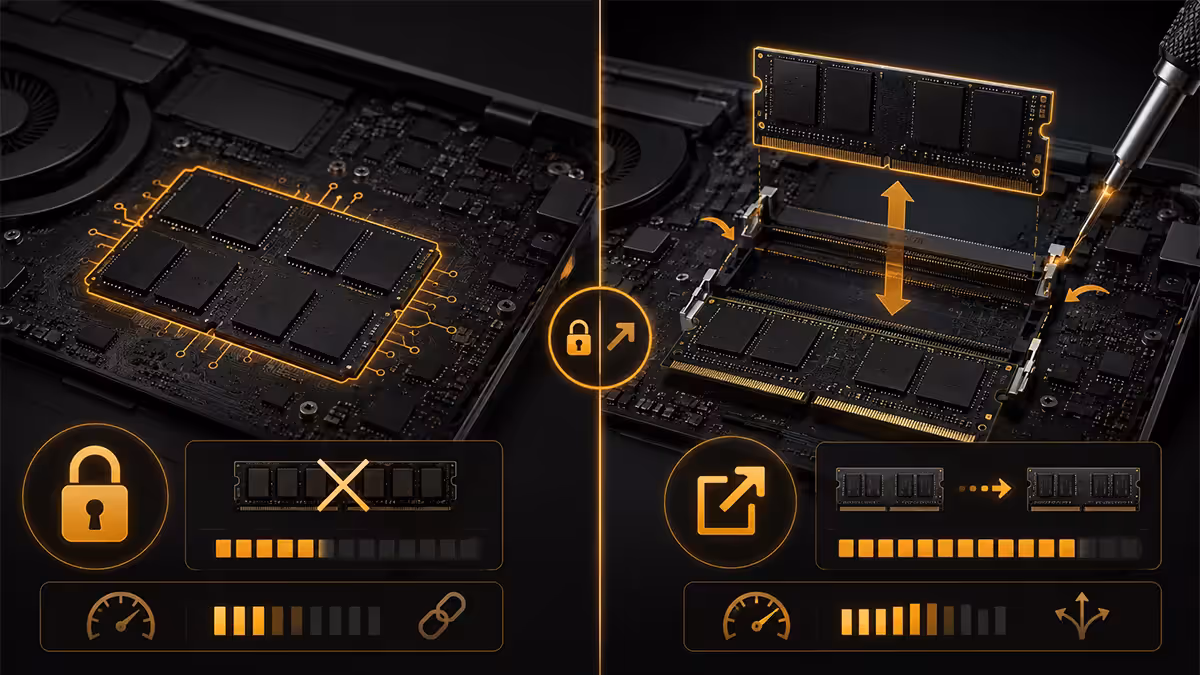 Soldered vs SO-DIMM laptop RAM