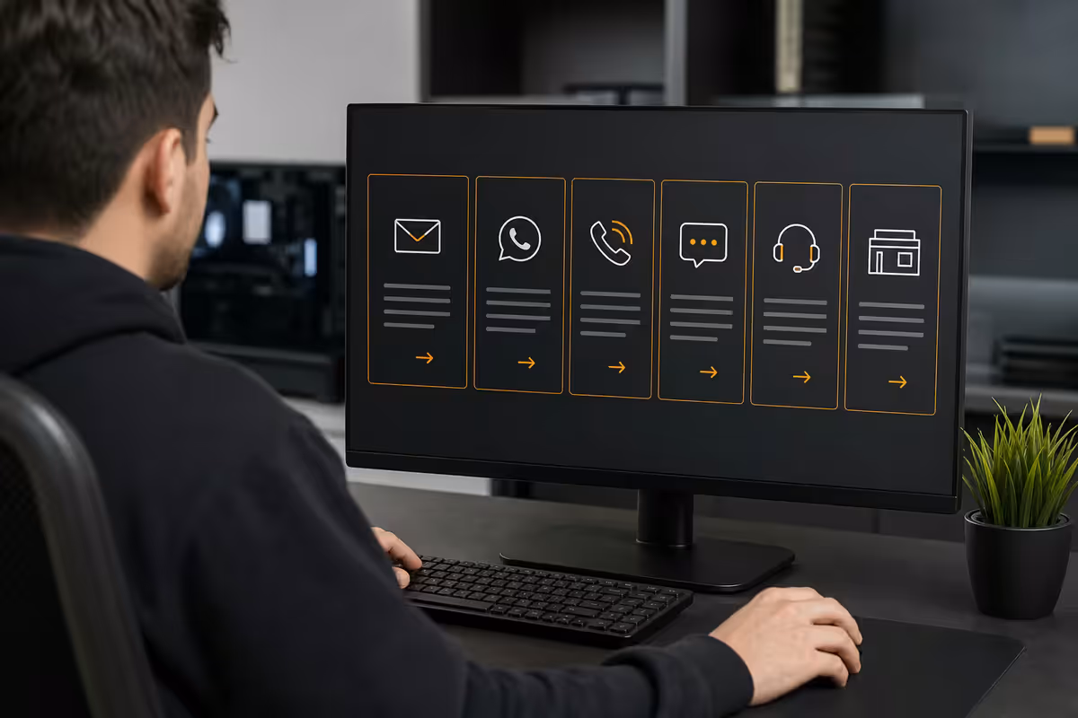 All Evetech support channels