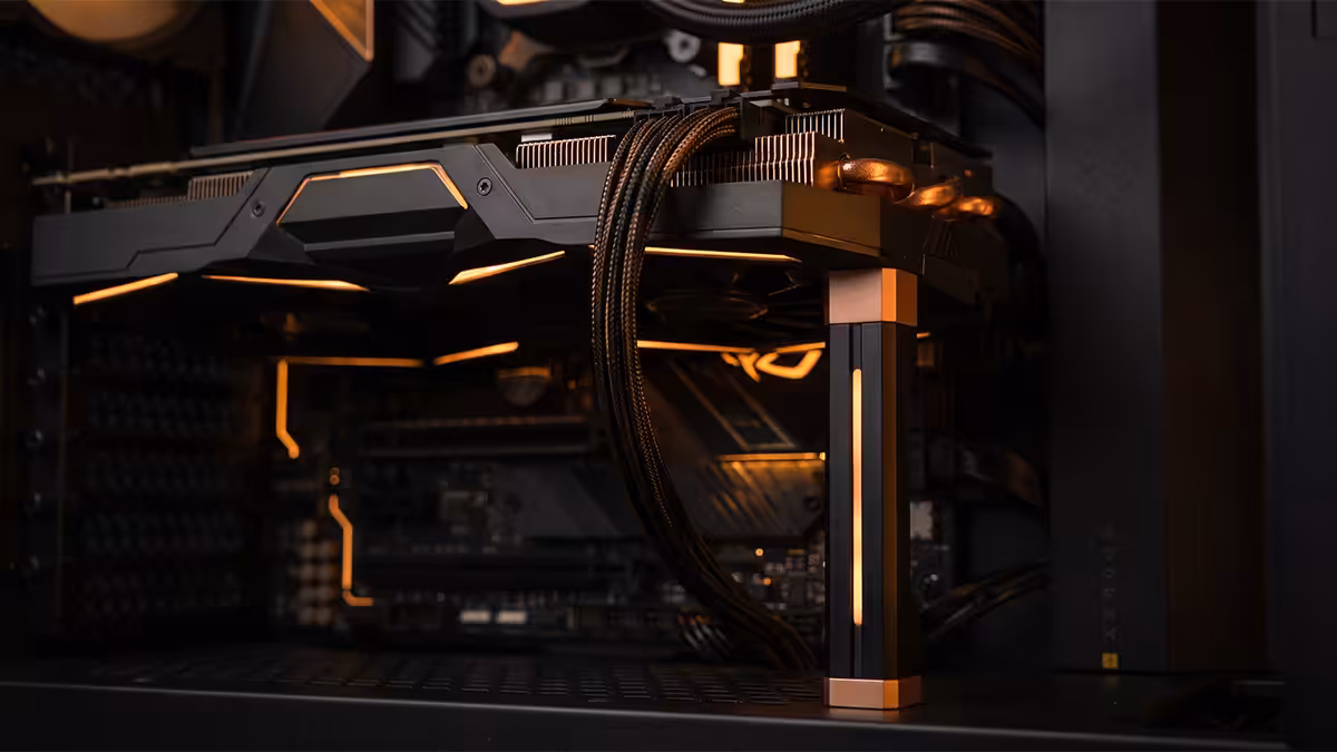 GPU support bracket preventing sag