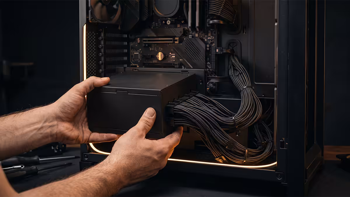 Installing a power supply