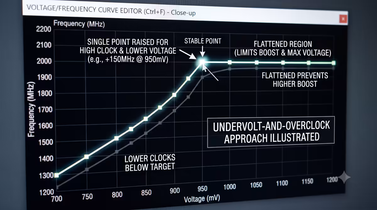 Voltage/Frequency Curve editor (Ctrl+F)