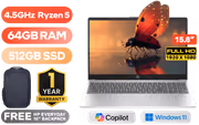 HP 15-fc0115ni 64GB/512GB Ryzen 5 - image 1