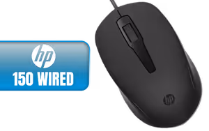 HP 150 Wired Mouse Black HP 150 Wired Mouse Black - Image 1