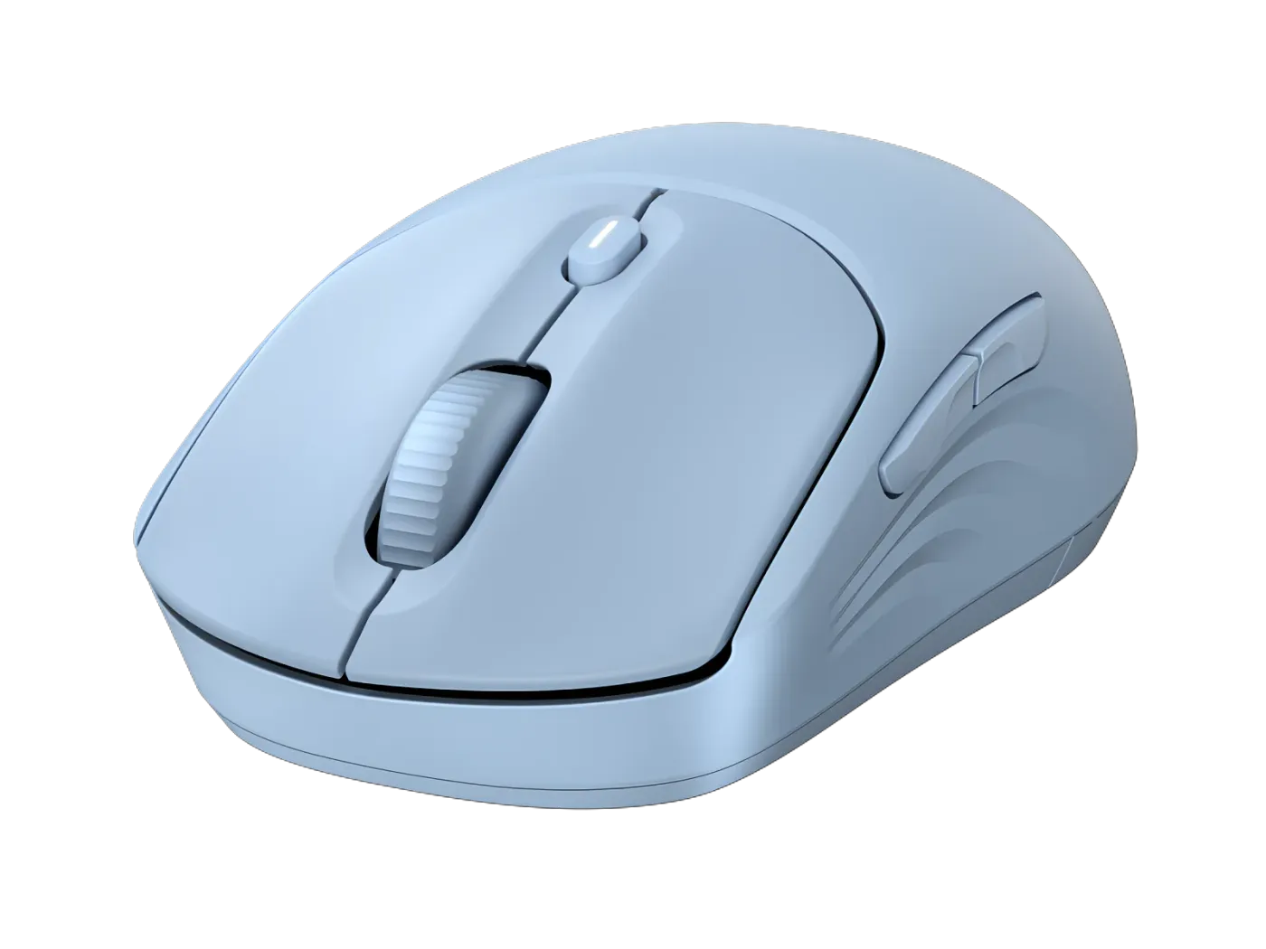 HP 400 Quiet Wireless Mouse with ambidextrous silicone rubber design, quiet clicks, and vertical & horizontal scrolling.