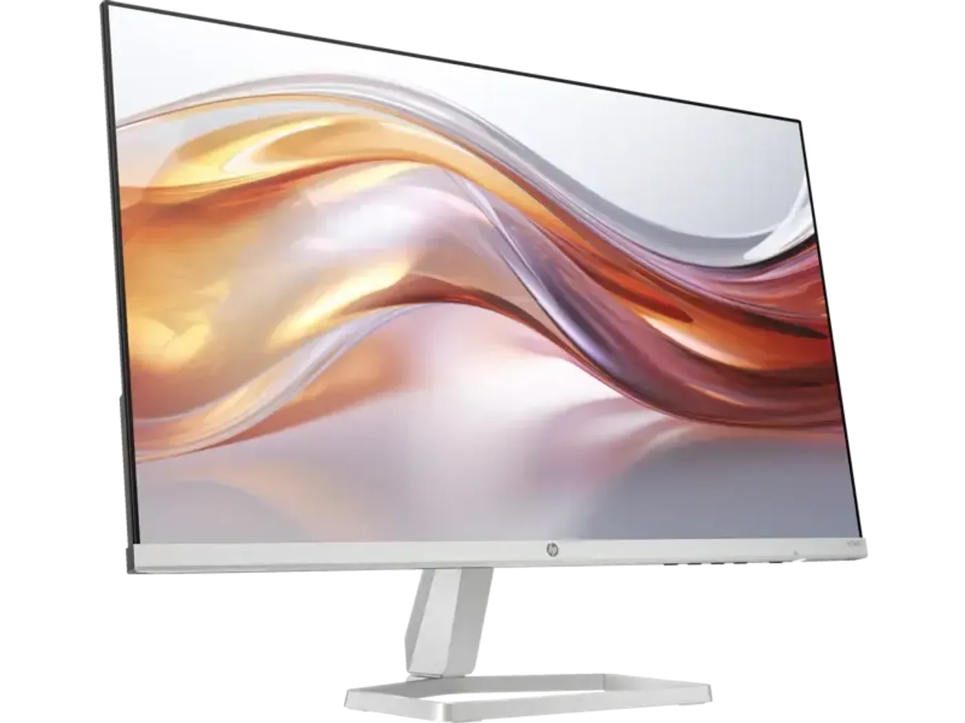 HP 524SF G5 FHD gaming monitor in black and silver showing colour-rich content