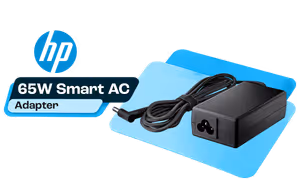 HP 65W Smart AC Adapter with 4.5mm Jack, 180cm Cord - image 1