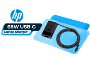 HP 65W USB-C Charger 671R2AA – Compact Laptop Adapter - image 1