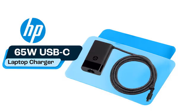 HP 65W USB-C Charger 671R2AA – Compact Laptop Adapter - image 1 HP 65W USB-C Charger 671R2AA – Compact Laptop Adapter - image 1