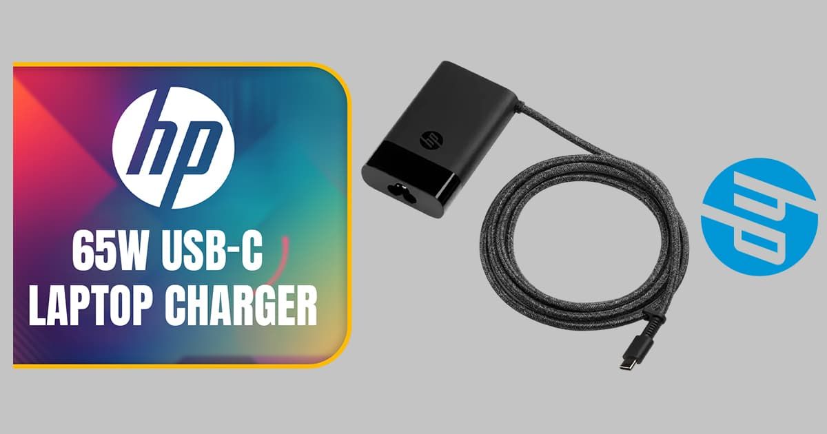 HP 65W USB-C Laptop Charger OB-671R2AA — Fast USB‑C Power