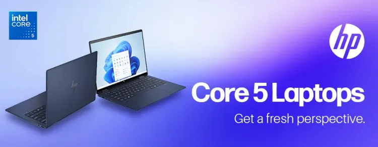 HP Core 5 Laptops — Fast, reliable HP laptops for work, study and everyday use 💻