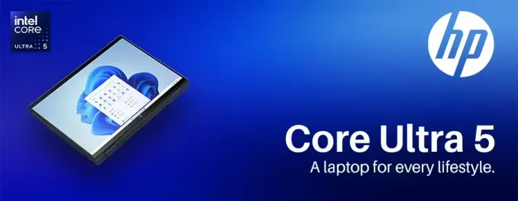 HP Core Ultra 5 laptops — Intel Core Ultra 5 performance, thin & light notebooks, long battery life 💻🔋
