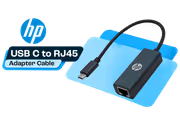 HP DHC-CT208 USB-C to RJ45 Adapter — Wired Ethernet - image 1