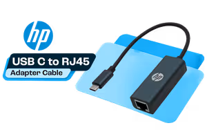 HP DHC-CT208 USB-C to RJ45 Adapter — Wired Ethernet - image 1