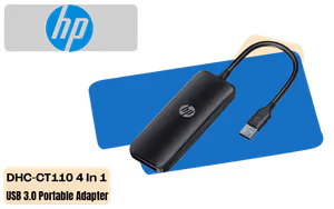 HP DHC-CT110 4-in-1 USB 3.0 Adapter — 4-Port High-Speed Hub - image 1