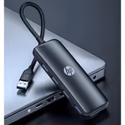 HP DHC-CT110 4-in-1 USB 3.0 Adapter — 4-Port High-Speed Hub - image 7