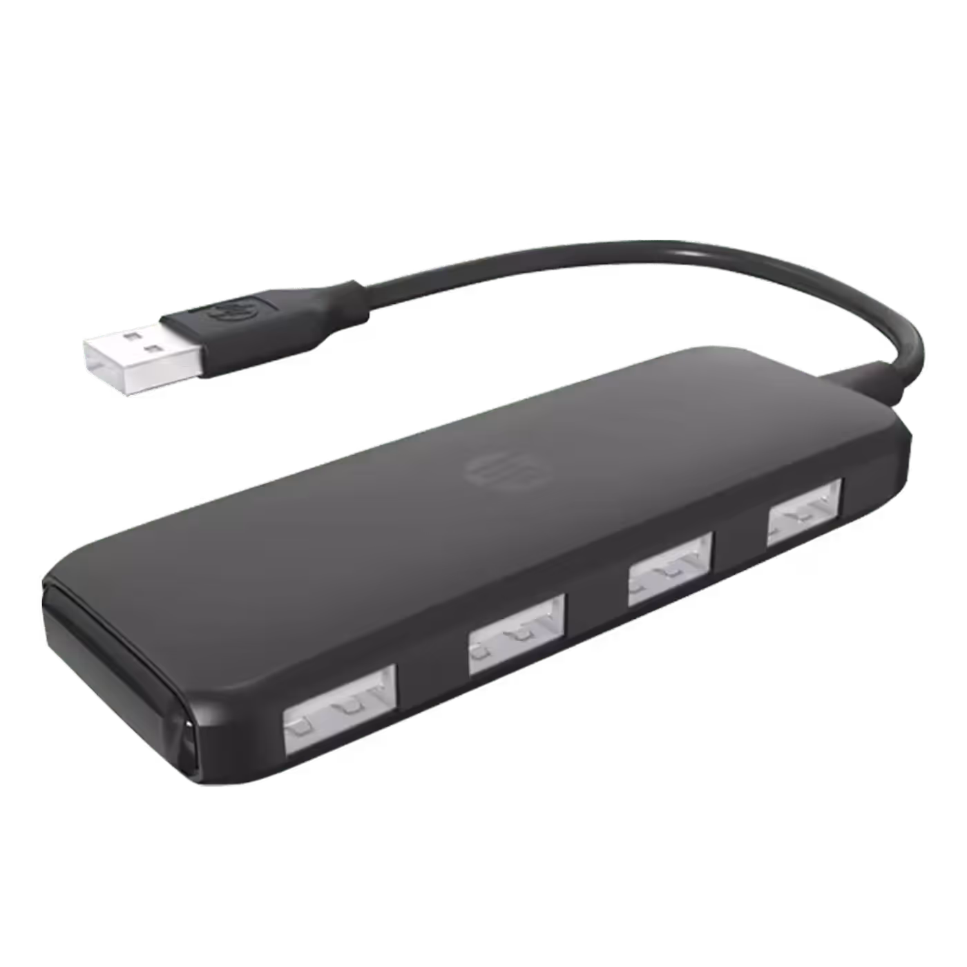 HP DHC-CT110C 4-in-1 USB 2.0 portable hub adapter with its four ports visible