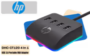HP DHC-CT120 4-in-1 USB 3.0 Adapter — 5Gbps, RGB - image 1