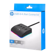 HP DHC-CT120 4-in-1 USB 3.0 Adapter — 5Gbps, RGB - image 5