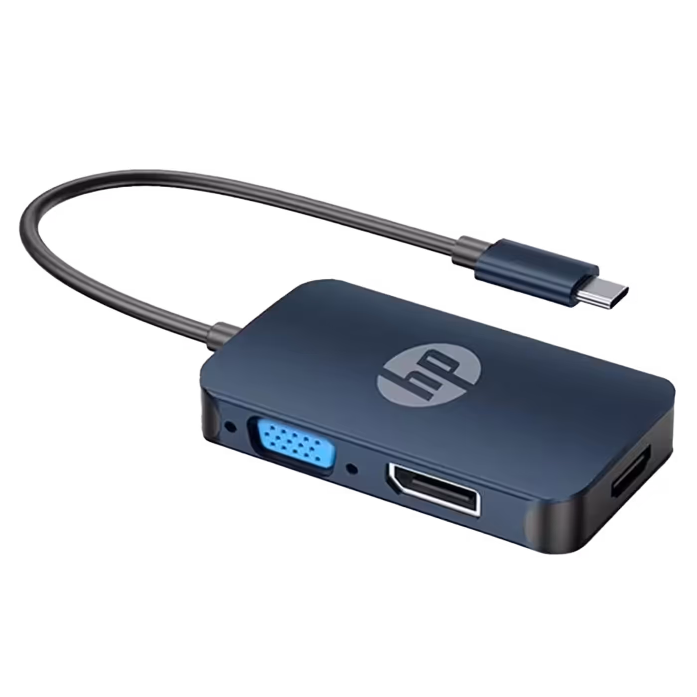 HP DHC CT200 USB-C to HDMI VGA DisplayPort Adapter