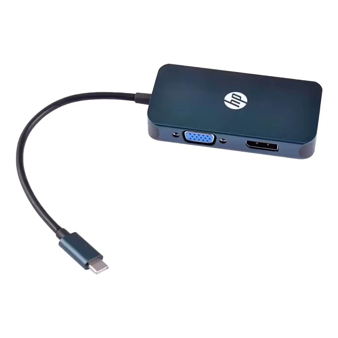 HP DHC CT200 adapter showcasing multiple display output connectivity options