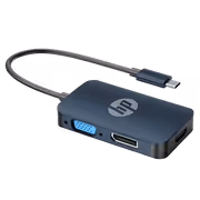 HP DHC-CT200 USB-C to HDMI VGA DisplayPort Adapter - 4K/60Hz - image 6
