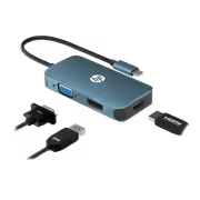 HP DHC-CT200 USB-C to HDMI VGA DisplayPort Adapter - 4K/60Hz - image 7
