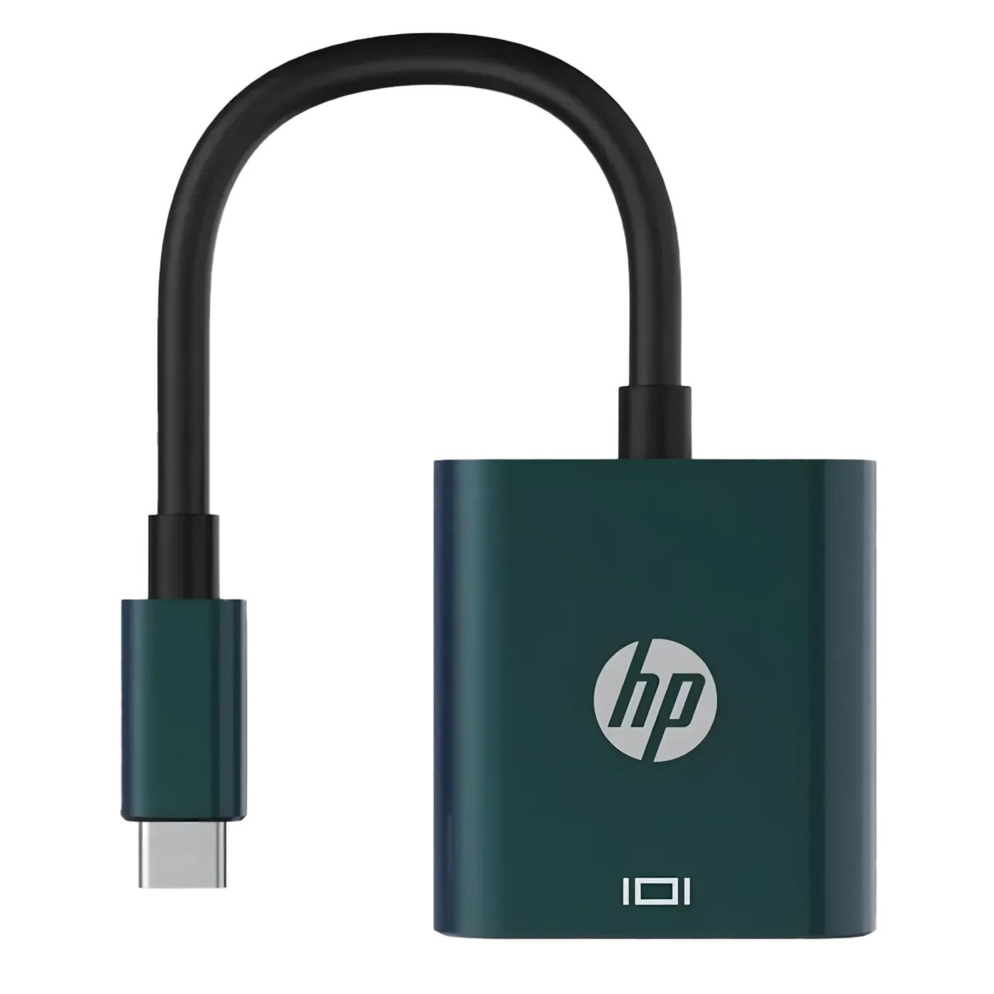HP DHC-CT202 adapter displaying 4K UHD video output capability