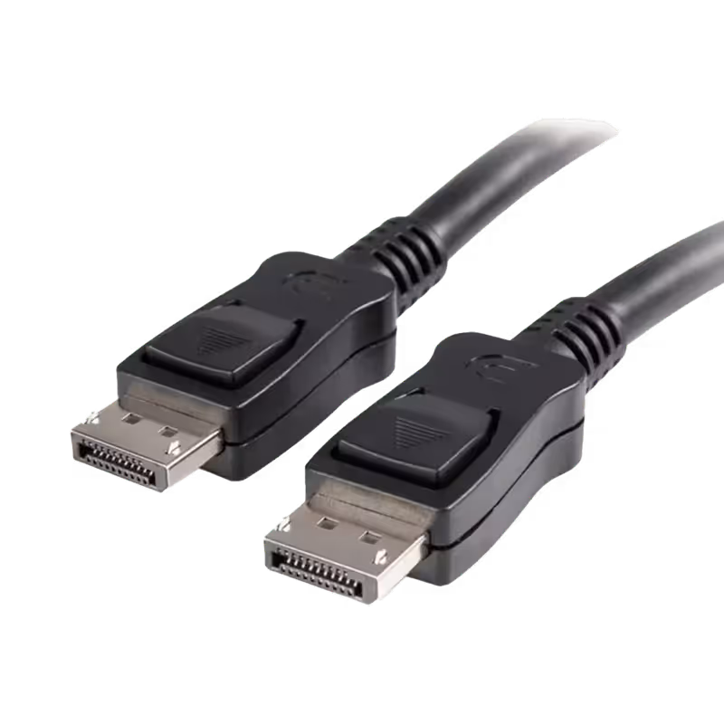 HP DHC DP01 DisplayPort Cable showing 4K video quality