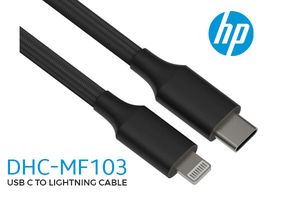 HP DHC-MF103 USB C to Lightning Cable - Black - Best Deal - South Africa - image 1