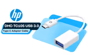 HP DHC-TC105 USB 3.0 A to C Adapter Cable — 5 Gbps - image 1