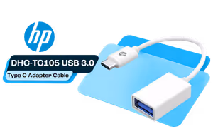 HP DHC-TC105 USB 3.0 A to C Adapter Cable — 5 Gbps - image 1