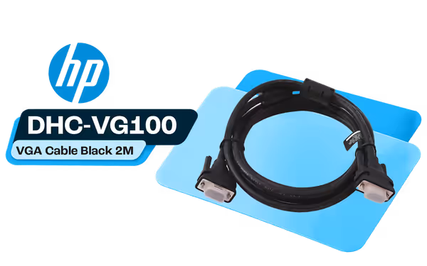 HP DHC-VG100-2M 2m VGA Cable — 1080p SVGA - image 1 HP DHC-VG100-2M 2m VGA Cable — 1080p SVGA - image 1